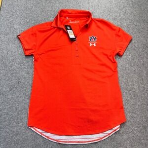 Auburn Tigers Under Armour HeatGear Polo Women's‎ Navy New
